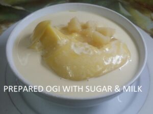 PREPARED OGI WITH SUGAR & MILK