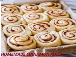 Homemade cinnamon rolls