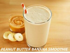 Peanut butter banana smoothie