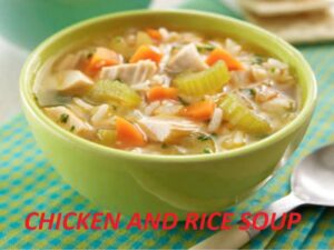 chicken rice soup