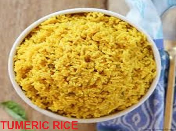 Easter Food: Tumeric rice