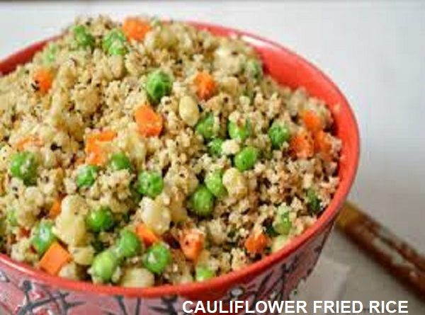 cauliflower rice.