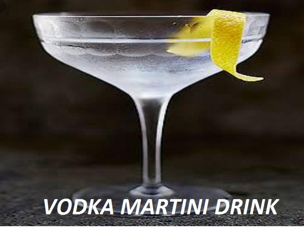 vodka martini drink