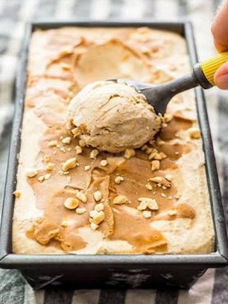 Peanut butter ice cream