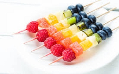 Fruit Skewers or Fruit Kebab