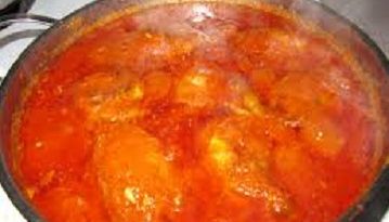 Simple Nigerian chicken stew