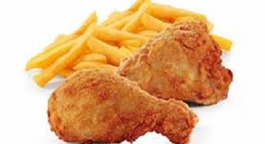 fried chicken and chips