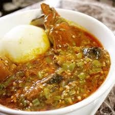 Banku with okra soup