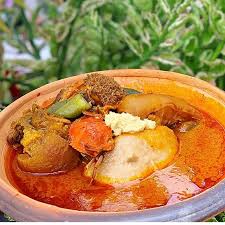 Kokonte and Palm Nut Soup