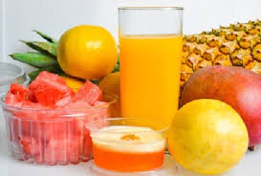 Mango Orange Pineapple juice Recipe Image