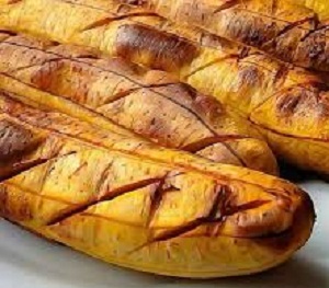 Roasted Plantain or Bole