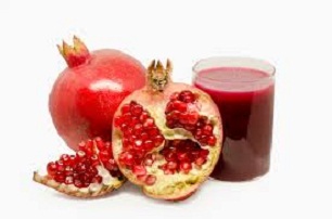 The delicious pomegranate