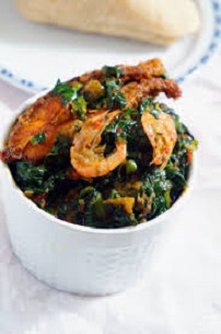 Efo riro vegetable soup