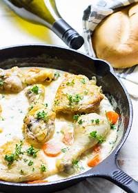 Chicken in White Sauce Recipe - Low Carb Keto Paleo - 9jafoods