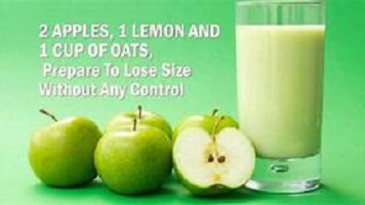 Apple Lemon Oats Smoothie for Weight Loss - 9jafoods