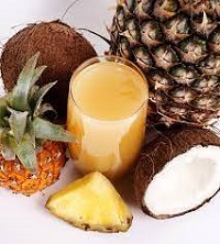 Homemade Pineapple Coconut Juice Recipe