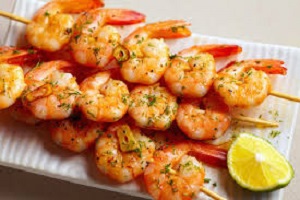 Shrimp Kabobs with Vegetables Recipe