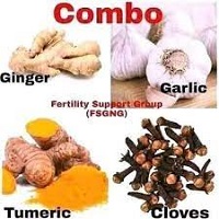 Health Benefits of ginger, garlic, turmeric & cloves