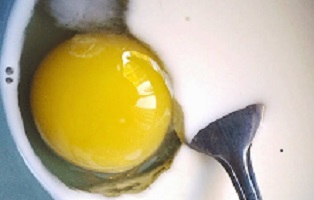 Raw eggs and milk for fertility work
