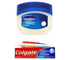 Vaseline and Toothpaste