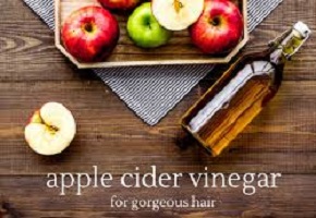 Apple cider vinegar rinse for hair