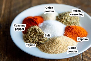 Cajun seasoning Ingredients