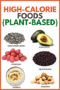 High calorie foods plant based