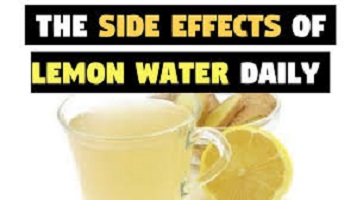 Surprising Side effects of drinking lemon water daily