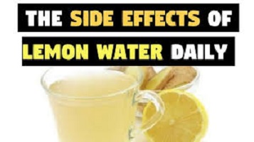  Side Effects of Lemon Water Drinking Daily