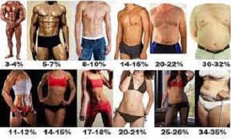 Body fat percentage pictures