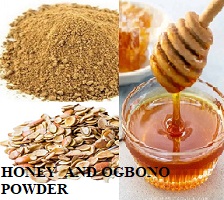 ogbono powder and honey