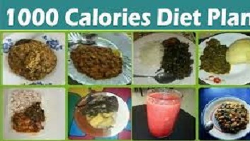 1000 Calories Nigerian Diet Plan