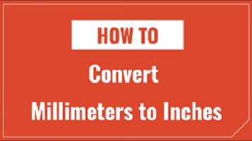 How to convert MM to Inches