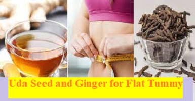 Uda Seed and Ginger for Flat Tummy