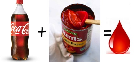 Tomato Paste & Coke as Emergency Blood Tonic