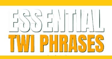 Essential TWI Phrases