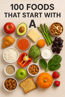 Foods Starting With A