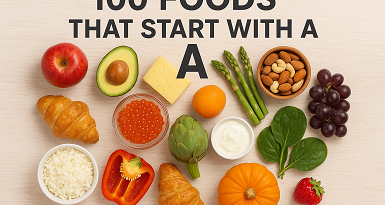Foods That Start With A