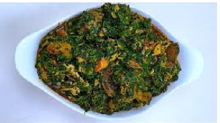 Nigerian vegetable soup without egusi,
