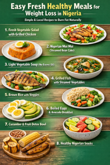 Healthy Nigerian meals for weight loss